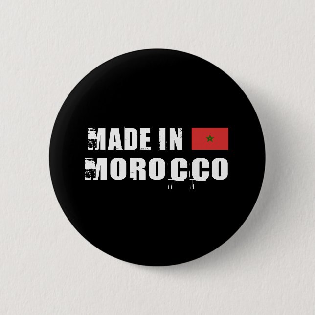 BADGE ROND 5 CM MAROC (Devant)
