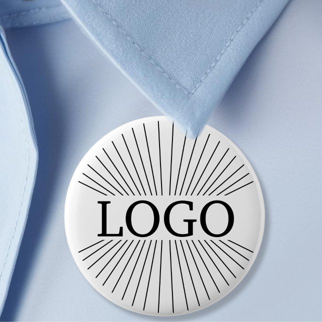 Badge Rond 5 Cm Marque de la société LOGO (LOGO company branding Button)