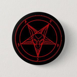 BADGE ROND 5 CM MARQUE DU DIABLE