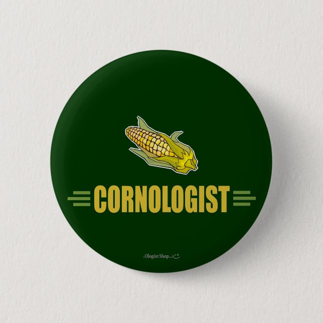Badge Rond 5 Cm Marron (Devant)