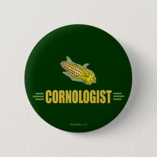 Badge Rond 5 Cm Marron