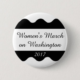 Badge Rond 5 Cm Mars des femmes sur Washington