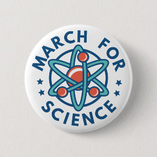 Badge Rond 5 Cm Mars pour la Science