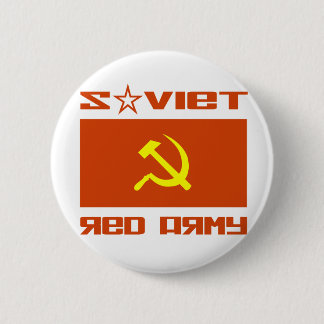 Badge Rond 5 Cm Marteau soviétique et faucille d'armée rouge