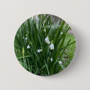 Badge Rond 5 Cm Mărțișor - Ghiocei