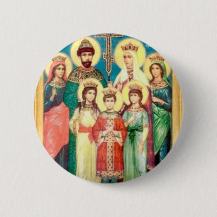 Badge Rond 5 Cm Martyres royaux saints