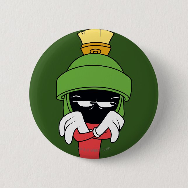 Badge Rond 5 Cm MARVIN MARTIAN™ Pout (Devant)
