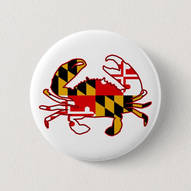 Badge Rond 5 Cm Maryland Flag (Devant)