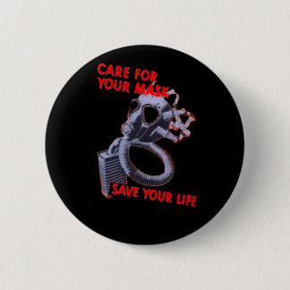 BADGE ROND 5 CM MASQUE