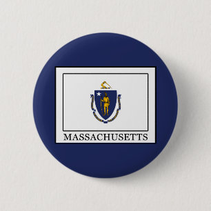Badge Rond 5 Cm Massachusetts