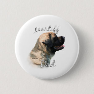 Badge Rond 5 Cm Mastiff (peluche) Papa 2