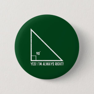 Badge Rond 5 Cm Mathématiques / Mathématiques Professeur amusant