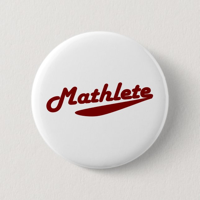 Badge Rond 5 Cm Mathlete (Devant)