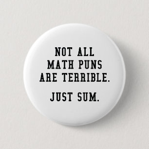 Badge Rond 5 Cm Maths Puns