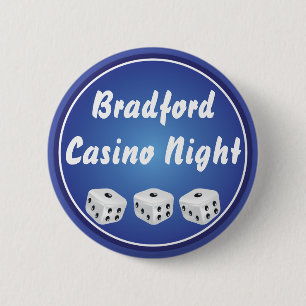 Badge Rond 5 Cm Matrices de nuit de casino