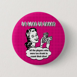 Badge Rond 5 Cm Matrices drôles - je voudrais remercier