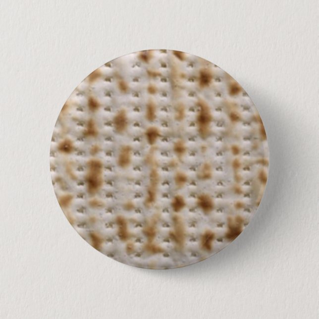 Badge Rond 5 Cm Matzo Pin, milieu rond (Devant)