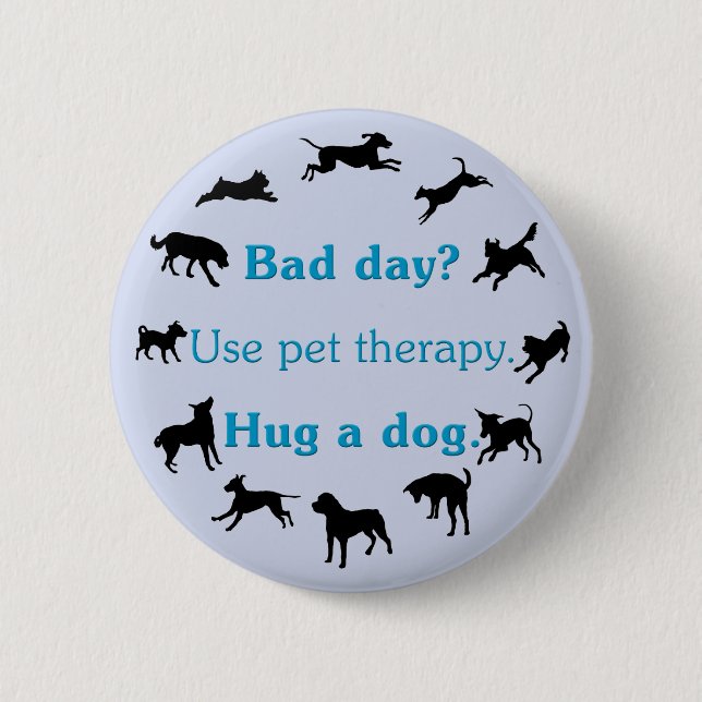 Badge Rond 5 Cm Mauvais jour (Devant)