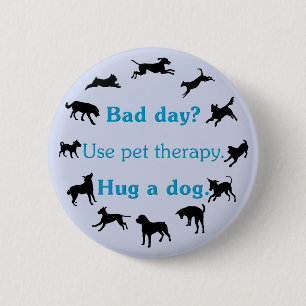 Badge Rond 5 Cm Mauvais jour