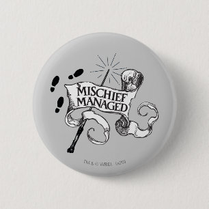 Badge Rond 5 Cm Mauvais traitement