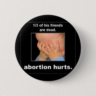 Badge Rond 5 Cm maux d'avortement