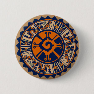 Badge Rond 5 Cm Maya Hunab Ku