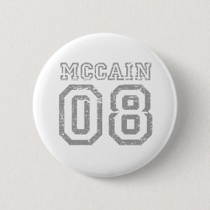 BADGE ROND 5 CM MCCAIN 08 T-SHIRT