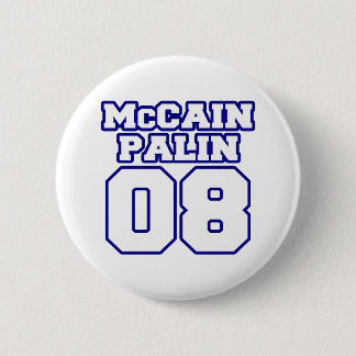 Badge Rond 5 Cm McCain Palin Jersey