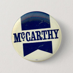 Badge Rond 5 Cm McCarthy pour le président - bouton