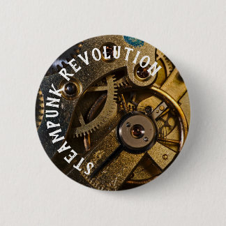Badge Rond 5 Cm Mécanisme d'observation en vapeur