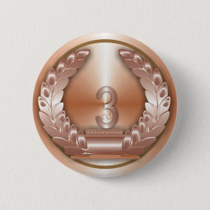 Badge Rond 5 Cm Médaille de bronze