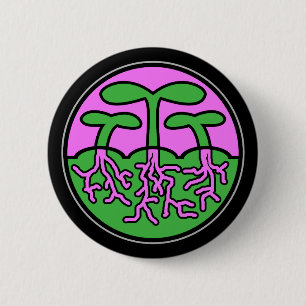 Badge Rond 5 Cm Médaillon de saison : Ressort