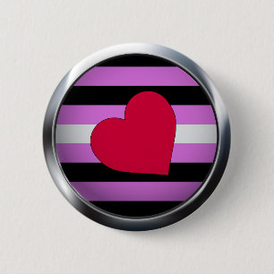 BADGE ROND 5 CM MEDALLION DE FILLE EN CUIR
