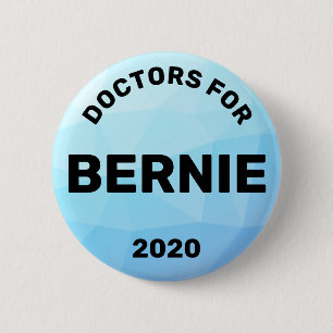 Badge Rond 5 Cm Médecins pour Bernie Sanders 2020