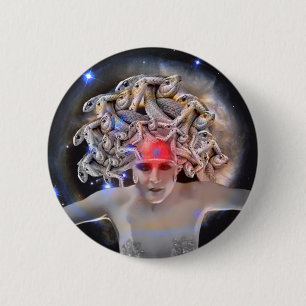 Badge Rond 5 Cm Medusa