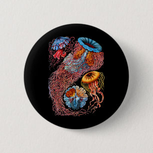 Badge Rond 5 Cm Méduses
