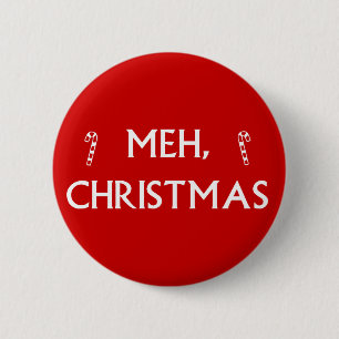 Badge Rond 5 Cm Meh Noël