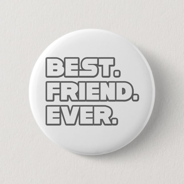 Badge Rond 5 Cm Meilleur ami jamais (Devant)