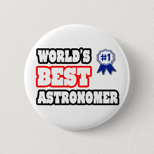 Badge Rond 5 Cm Meilleur astronome du monde