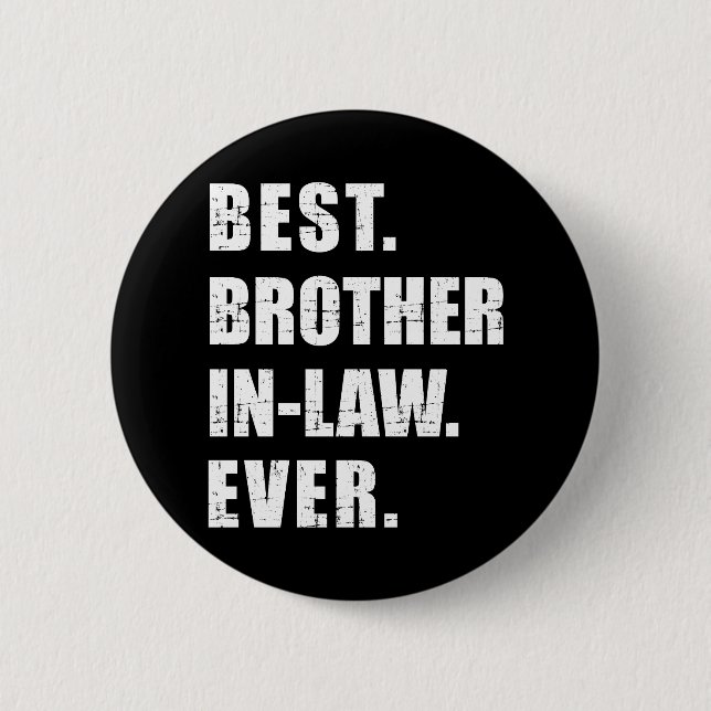 Badge Rond 5 Cm Meilleur beau-frère (Devant)