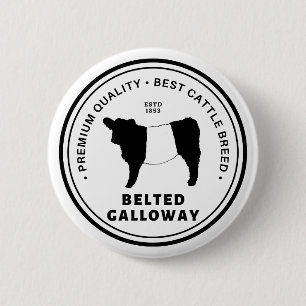 Badge Rond 5 Cm Meilleur Ceinture De Bétail De Bétail De La Race