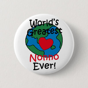 Badge Rond 5 Cm Meilleur cœur de Nonno au monde