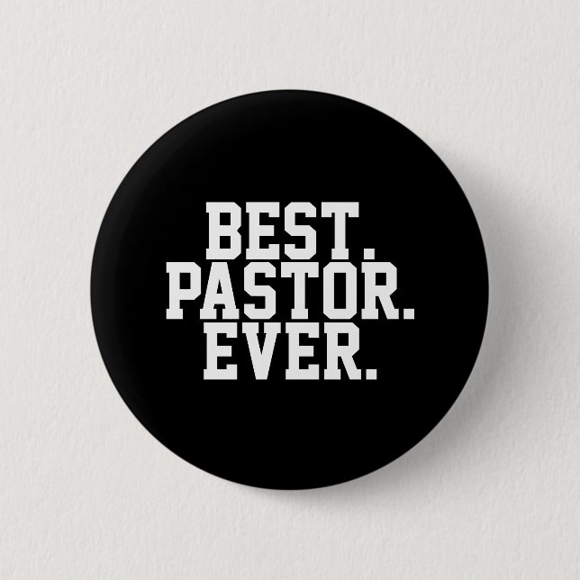 Badge Rond 5 Cm Meilleur devis de pasteur (Devant)