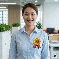Meilleur Employé du Monde | Médaille d'Or Drôle de