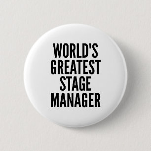Badge Rond 5 Cm Meilleur gestionnaire de scène au monde