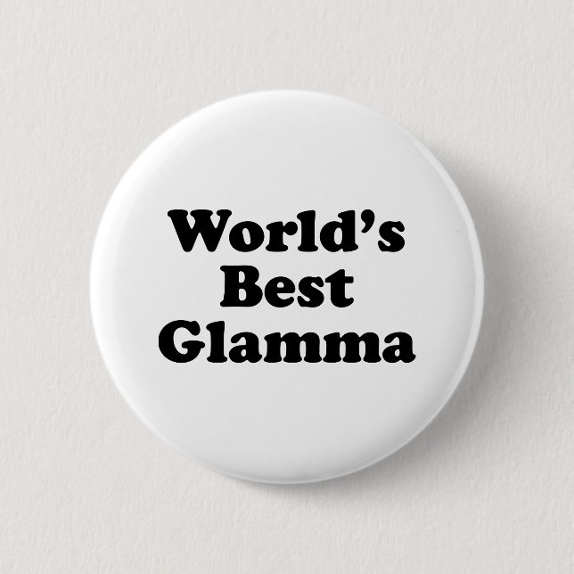 Badge Rond 5 Cm Meilleur Glamma du monde (Devant)