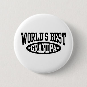 Badge Rond 5 Cm Meilleur grand-père du monde