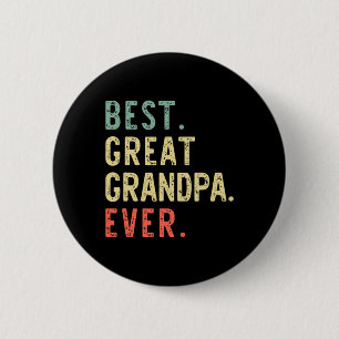 Badge Rond 5 Cm Meilleur Grand-Père Jamais Drôle Rétro Vintage