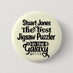 Badge Rond 5 Cm Meilleur hobbile de puzzle