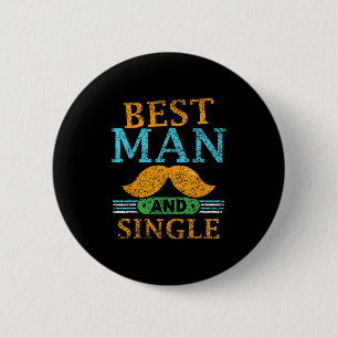 Badge Rond 5 Cm Meilleur Homme Et Équipe De Mariée Célibataire Fêt